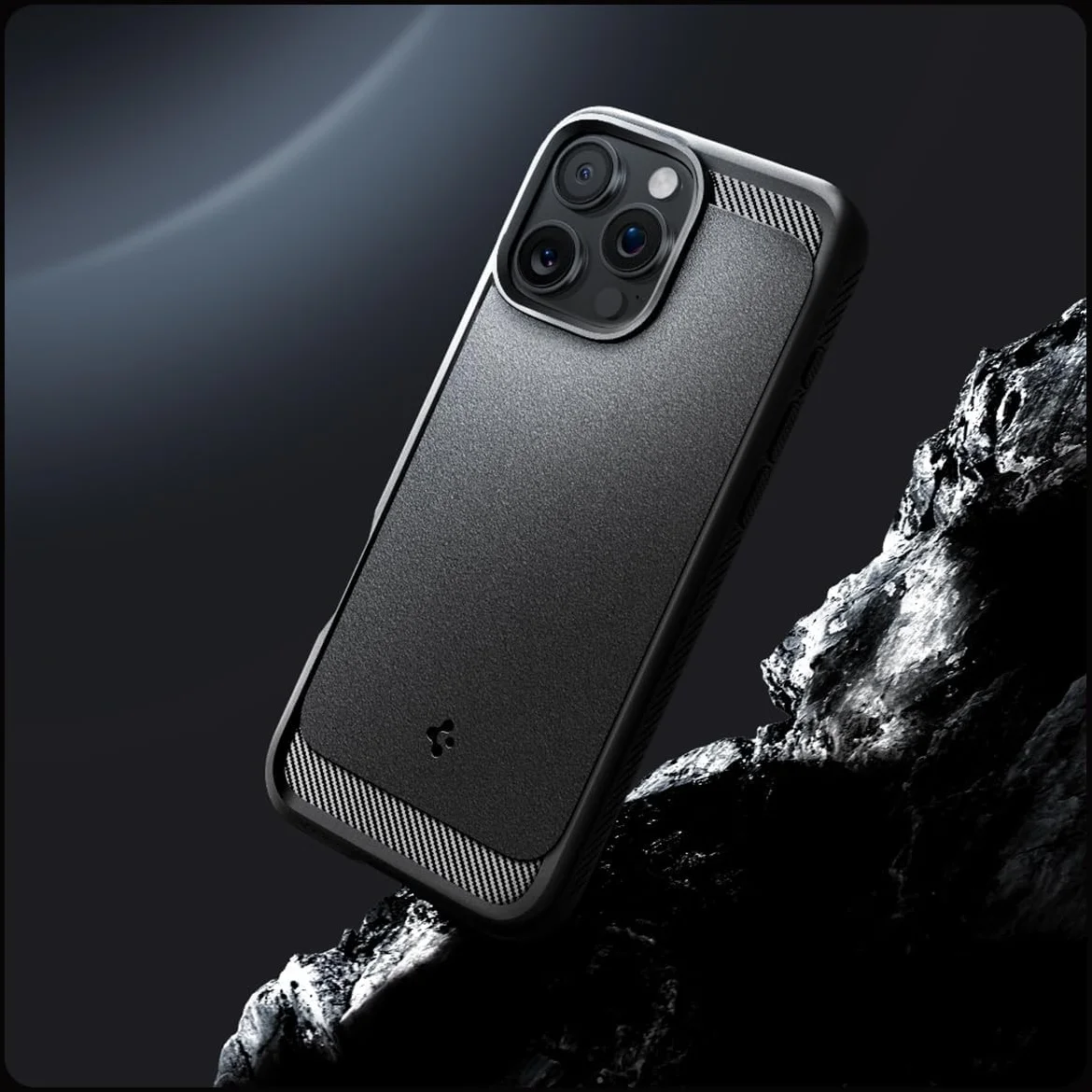 Spigen Rugged Armor MagFit Apple iPhone 16 Pro Hoesje MagSafe Zwart afbeelding 8