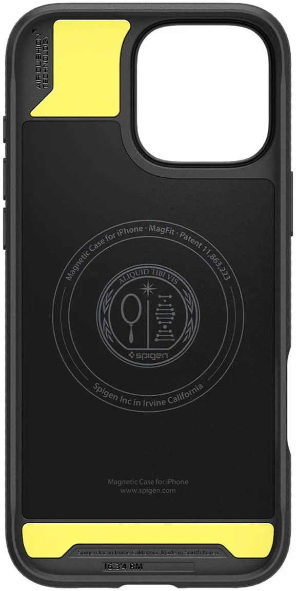 Spigen Rugged Armor MagFit Apple iPhone 16 Pro Hoesje MagSafe Zwart afbeelding 9