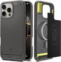 Spigen Rugged Armor MagFit Apple iPhone 16 Pro Hoesje MagSafe Grijs