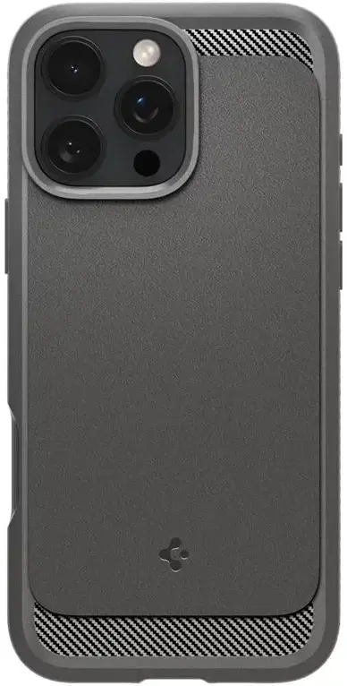 Spigen Rugged Armor MagFit Apple iPhone 16 Pro Hoesje MagSafe Grijs afbeelding 2
