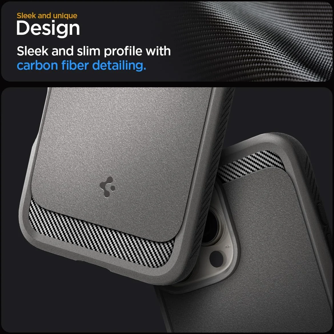 Spigen Rugged Armor MagFit Apple iPhone 16 Pro Hoesje MagSafe Grijs afbeelding 7