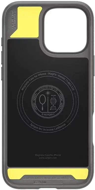 Spigen Rugged Armor MagFit Apple iPhone 16 Pro Hoesje MagSafe Grijs afbeelding 8