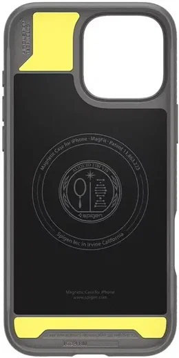 Spigen Rugged Armor MagFit Apple iPhone 16 Pro Hoesje MagSafe Grijs afbeelding 8