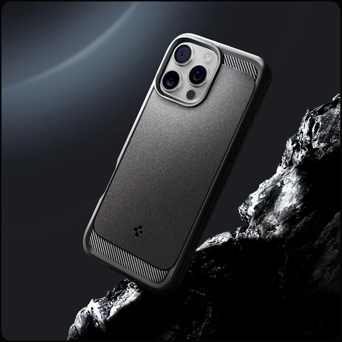 Spigen Rugged Armor MagFit Apple iPhone 16 Pro Hoesje MagSafe Grijs afbeelding 9
