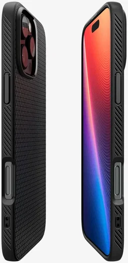 Spigen Liquid Air Apple iPhone 16 Pro Hoesje Back Cover Zwart afbeelding 12