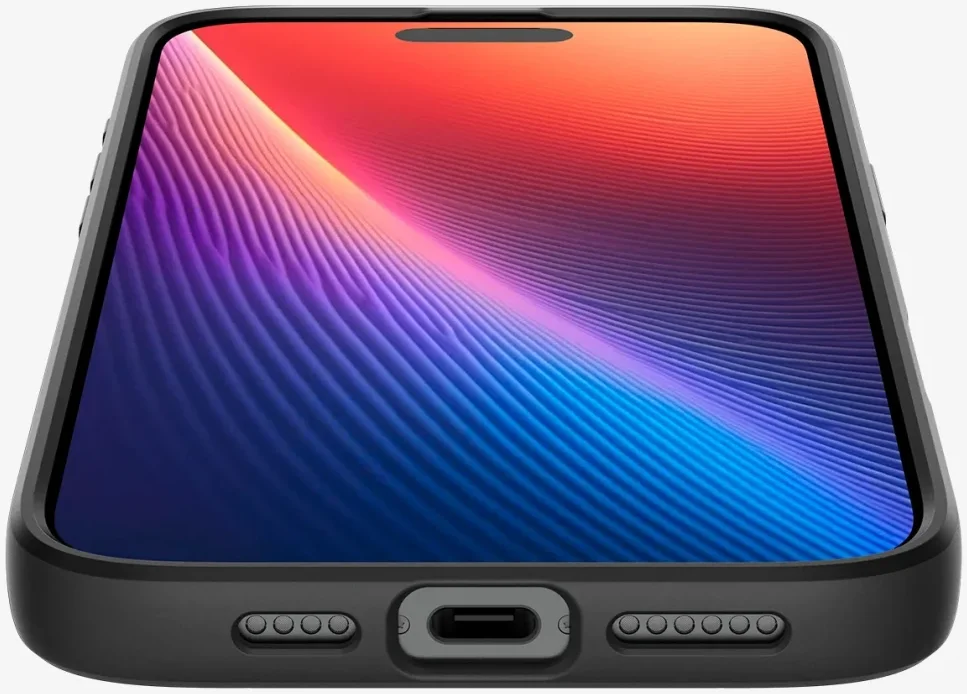 Spigen Liquid Air Apple iPhone 16 Pro Hoesje Back Cover Zwart afbeelding 15