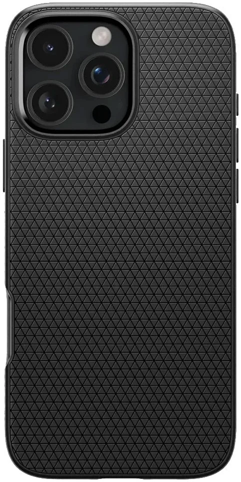 Spigen Liquid Air Apple iPhone 16 Pro Hoesje Back Cover Zwart afbeelding 2