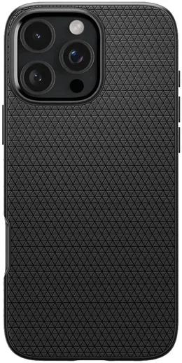 Spigen Liquid Air Apple iPhone 16 Pro Hoesje Back Cover Zwart afbeelding 2