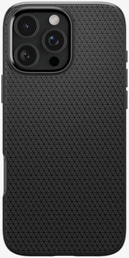 Spigen Liquid Air Apple iPhone 16 Pro Hoesje Back Cover Zwart afbeelding 9