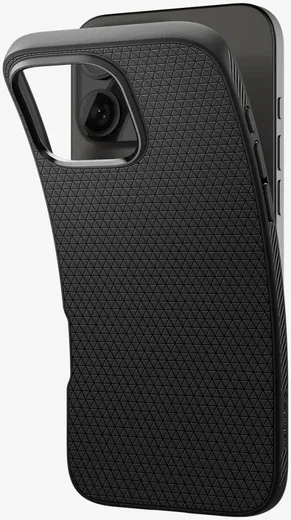 Spigen Liquid Air Apple iPhone 16 Pro Hoesje Back Cover Zwart afbeelding 10