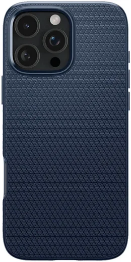 Spigen Liquid Air Apple iPhone 16 Pro Hoesje Back Cover Blauw afbeelding 2