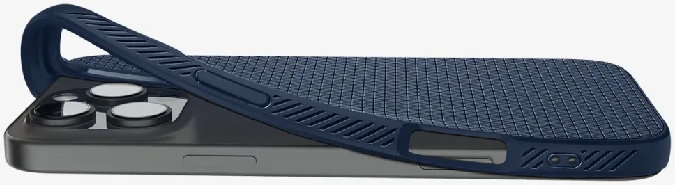 Spigen Liquid Air Apple iPhone 16 Pro Hoesje Back Cover Blauw afbeelding 12