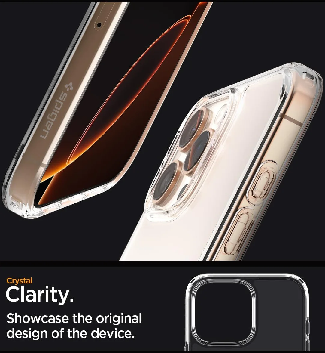 Spigen Ultra Hybrid Apple iPhone 16 Pro Hoesje Back Cover Transparant afbeelding 4