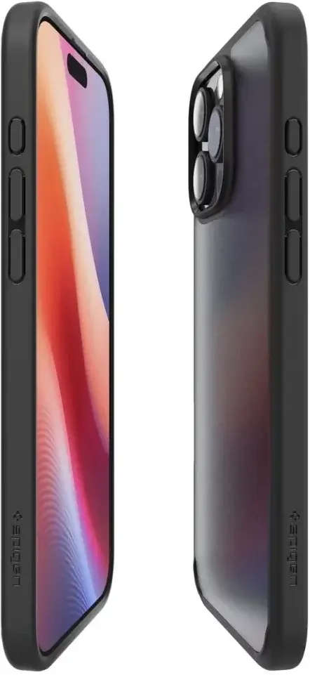 Spigen Ultra Hybrid Apple iPhone 16 Pro Hoesje Back Cover Frosted Zwart afbeelding 9