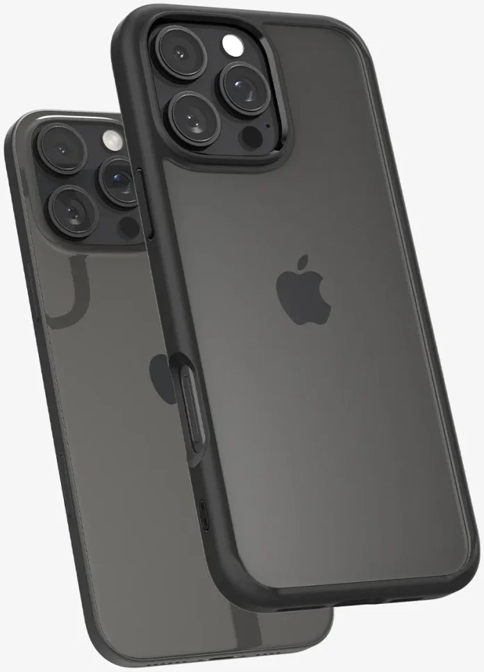 Spigen Ultra Hybrid Apple iPhone 16 Pro Hoesje Back Cover Zwart afbeelding 9