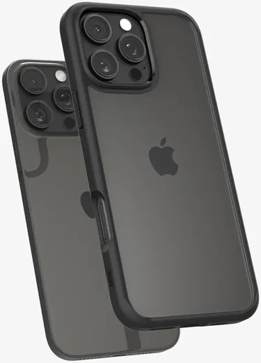 Spigen Ultra Hybrid Apple iPhone 16 Pro Hoesje Back Cover Zwart afbeelding 9