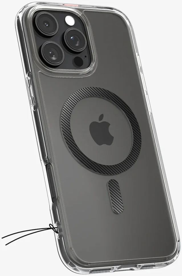 Spigen Ultra Hybrid MagFit Apple iPhone 16 Pro Hoesje MagSafe Carbon Fiber afbeelding 11