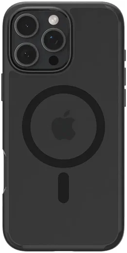 Spigen Ultra Hybrid MagFit Apple iPhone 16 Pro Hoesje MagSafe Frosted Zwart afbeelding 2