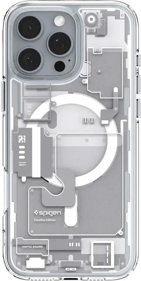 Spigen Ultra Hybrid MagFit Apple iPhone 16 Pro Hoesje MagSafe Zero One Wit afbeelding 2