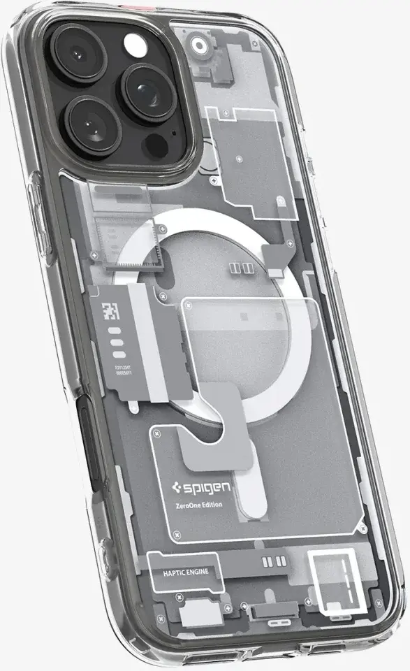 Spigen Ultra Hybrid MagFit Apple iPhone 16 Pro Hoesje MagSafe Zero One Wit afbeelding 5