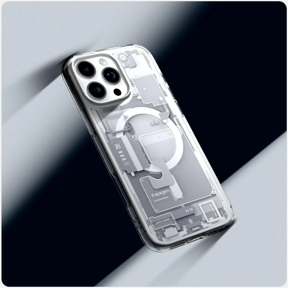 Spigen Ultra Hybrid MagFit Apple iPhone 16 Pro Hoesje MagSafe Zero One Wit afbeelding 4