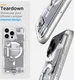 Spigen Ultra Hybrid MagFit Apple iPhone 16 Pro Hoesje MagSafe Zero One Wit afbeelding 7
