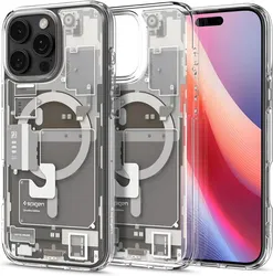 Spigen Ultra Hybrid MagFit Apple iPhone 16 Pro Hoesje MagSafe Zero One Titanium afbeelding