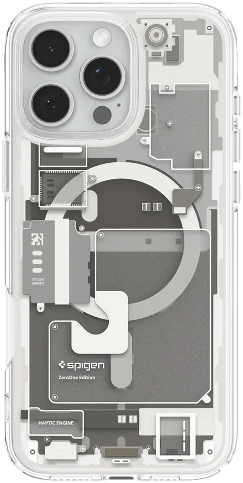 Spigen Ultra Hybrid MagFit Apple iPhone 16 Pro Hoesje MagSafe Zero One Titanium afbeelding 2