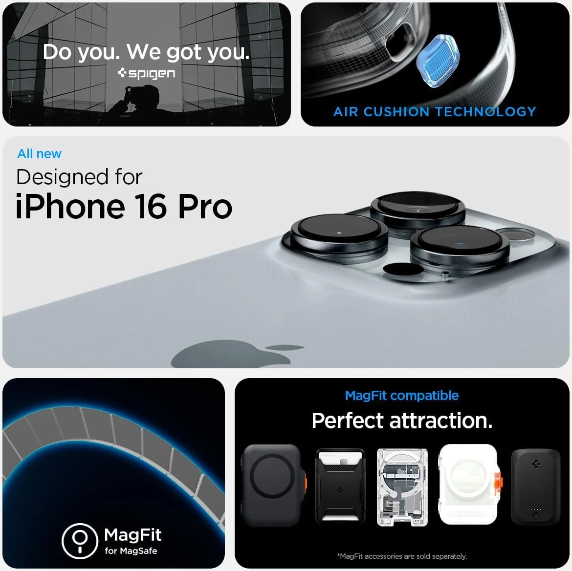Spigen Ultra Hybrid MagFit Apple iPhone 16 Pro Hoesje MagSafe Zero One Titanium afbeelding 4