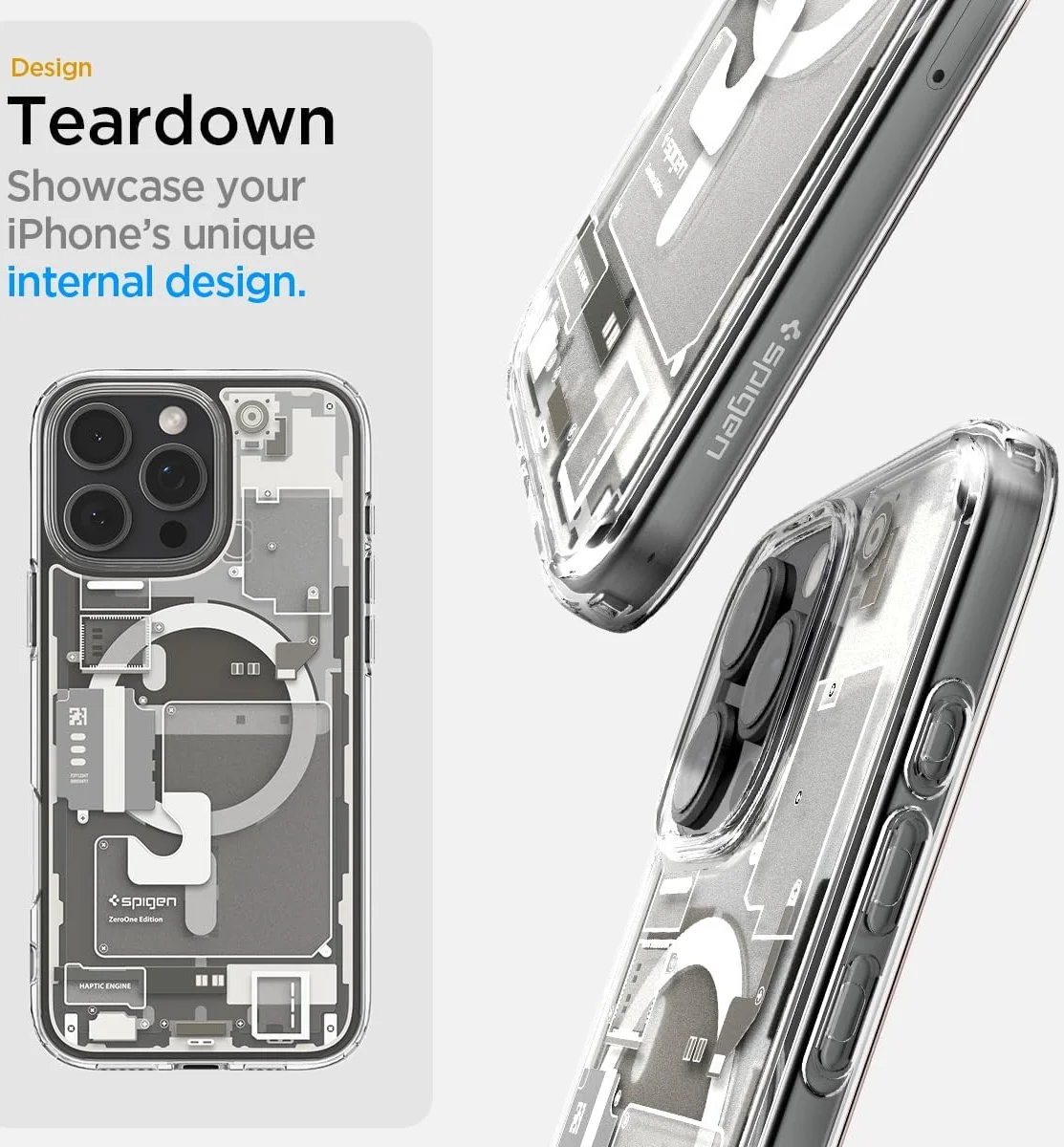 Spigen Ultra Hybrid MagFit Apple iPhone 16 Pro Hoesje MagSafe Zero One Titanium afbeelding 5