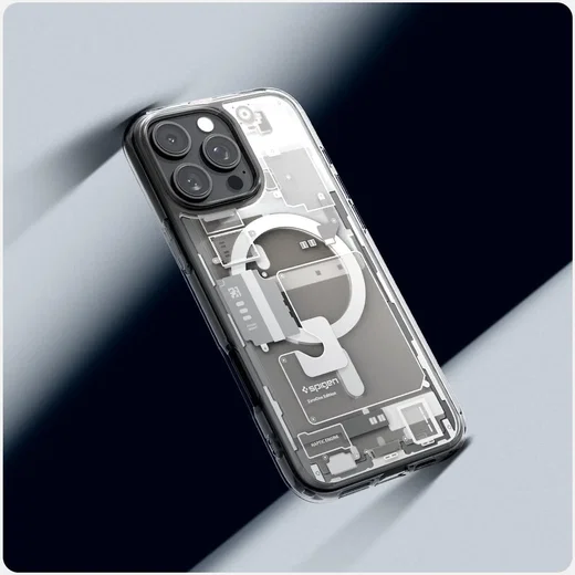 Spigen Ultra Hybrid MagFit Apple iPhone 16 Pro Hoesje MagSafe Zero One Titanium afbeelding 8
