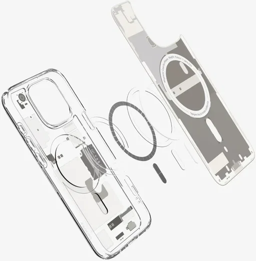 Spigen Ultra Hybrid MagFit Apple iPhone 16 Pro Hoesje MagSafe Zero One Titanium afbeelding 9