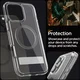 Spigen Ultra Hybrid S MagFit Apple iPhone 16 Pro Hoesje Back Cover Graphite afbeelding 5
