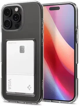 Spigen Crystal Slot Apple iPhone 16 Pro Hoesje Back Cover Transparant