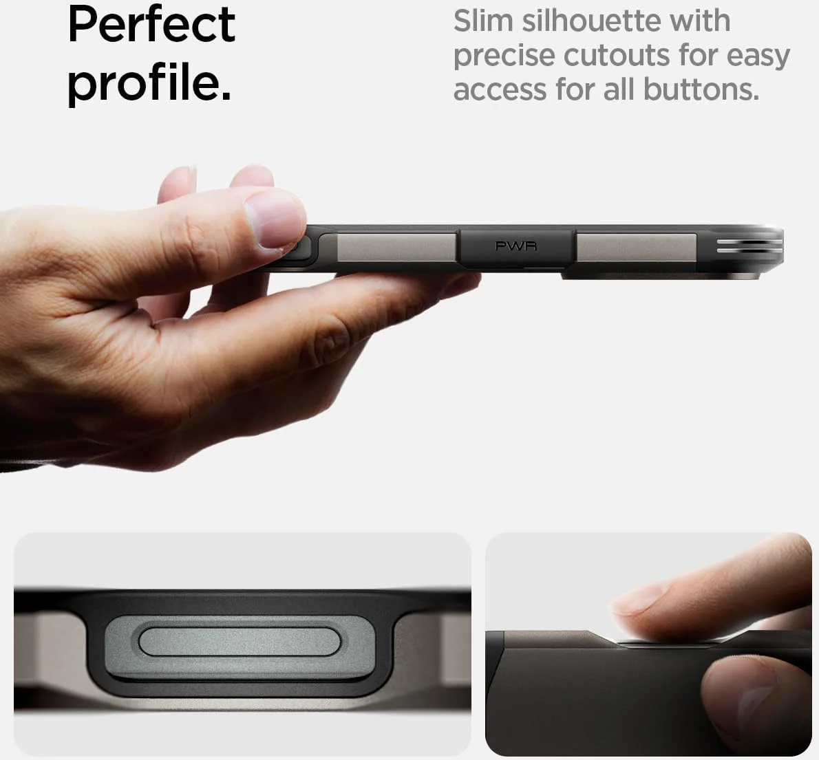 Spigen Tough Armor Apple iPhone 16 Pro Hoesje MagSafe Back Cover Gunmetal afbeelding 7