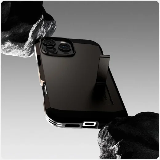 Spigen Tough Armor Apple iPhone 16 Pro Hoesje MagSafe Back Cover Gunmetal afbeelding 8