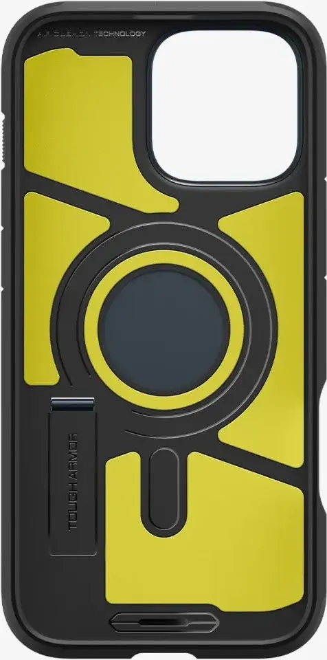 Spigen Tough Armor Apple iPhone 16 Pro Hoesje MagSafe Back Cover Metal Slate afbeelding 13