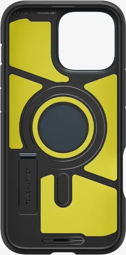 Spigen Tough Armor Apple iPhone 16 Pro Hoesje MagSafe Back Cover Metal Slate afbeelding 13