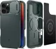 Spigen Optik Armor MagSafe Apple iPhone 16 Pro Hoesje Camera Slider Groen afbeelding 1