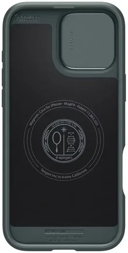 Spigen Optik Armor MagSafe Apple iPhone 16 Pro Hoesje Camera Slider Groen afbeelding 10