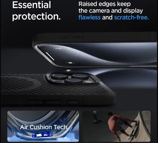 Spigen Core Armor MagFit Apple iPhone 16 Pro Hoesje MagSafe Zwart afbeelding 6