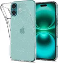 Spigen Liquid Crystal Apple iPhone 16 Hoesje Back Cover Glitter Transparant