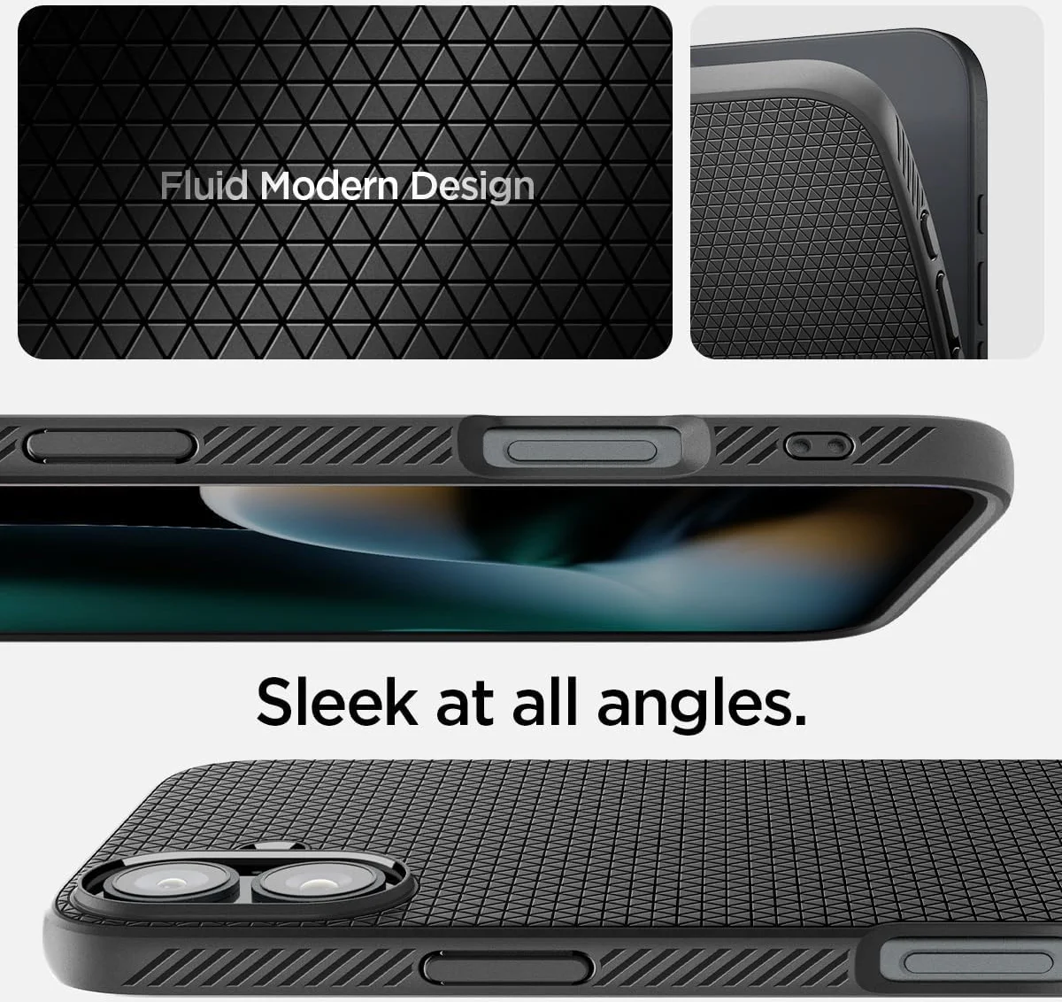 Spigen Liquid Air Apple iPhone 16 Hoesje Back Cover Zwart afbeelding 7