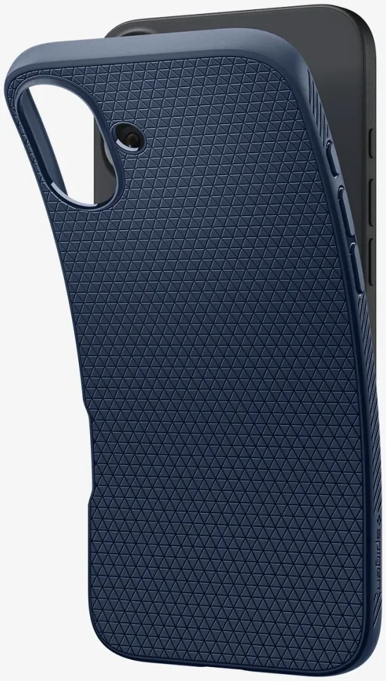 Spigen Liquid Air Apple iPhone 16 Hoesje Back Cover Blauw afbeelding 9