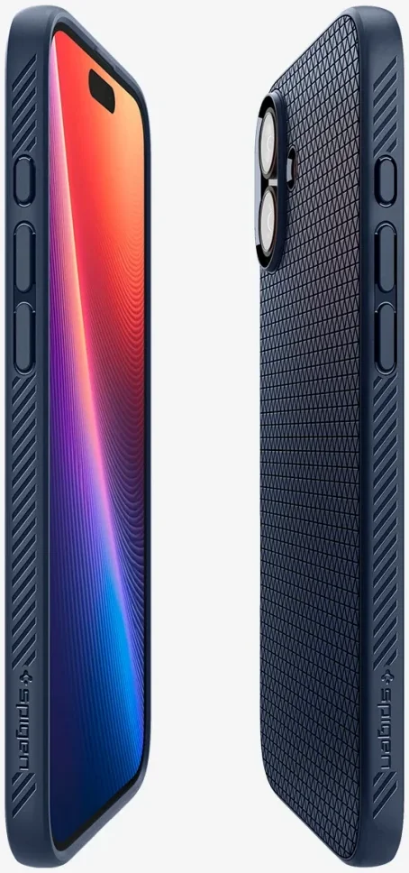 Spigen Liquid Air Apple iPhone 16 Hoesje Back Cover Blauw afbeelding 10