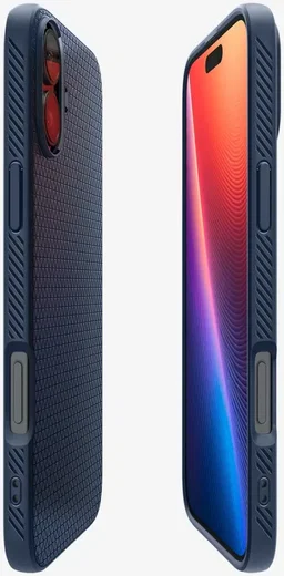 Spigen Liquid Air Apple iPhone 16 Hoesje Back Cover Blauw afbeelding 11