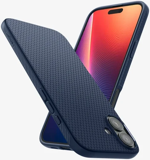 Spigen Liquid Air Apple iPhone 16 Hoesje Back Cover Blauw afbeelding 13