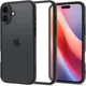 Spigen Ultra Hybrid Apple iPhone 16 Hoesje Back Cover Transparant Zwart afbeelding 2