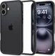 Spigen Ultra Hybrid Apple iPhone 16 Hoesje Back Cover Transparant Zwart