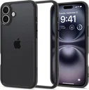 Spigen Ultra Hybrid Apple iPhone 16 Hoesje Back Cover Transparant Zwart